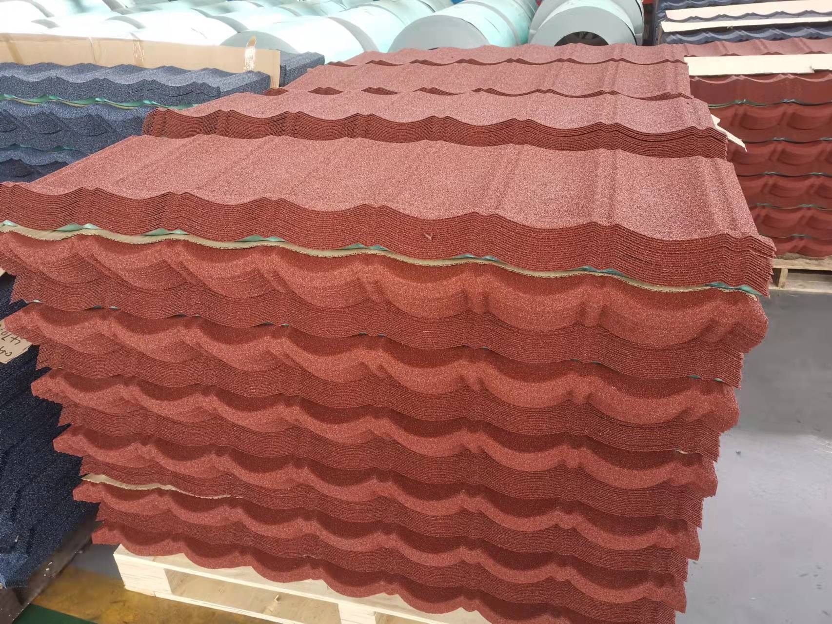 Color Stone Coated Metal Roofing Sheets