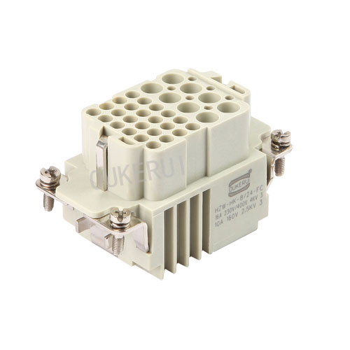 What are the components of Heavy Duty Connector?