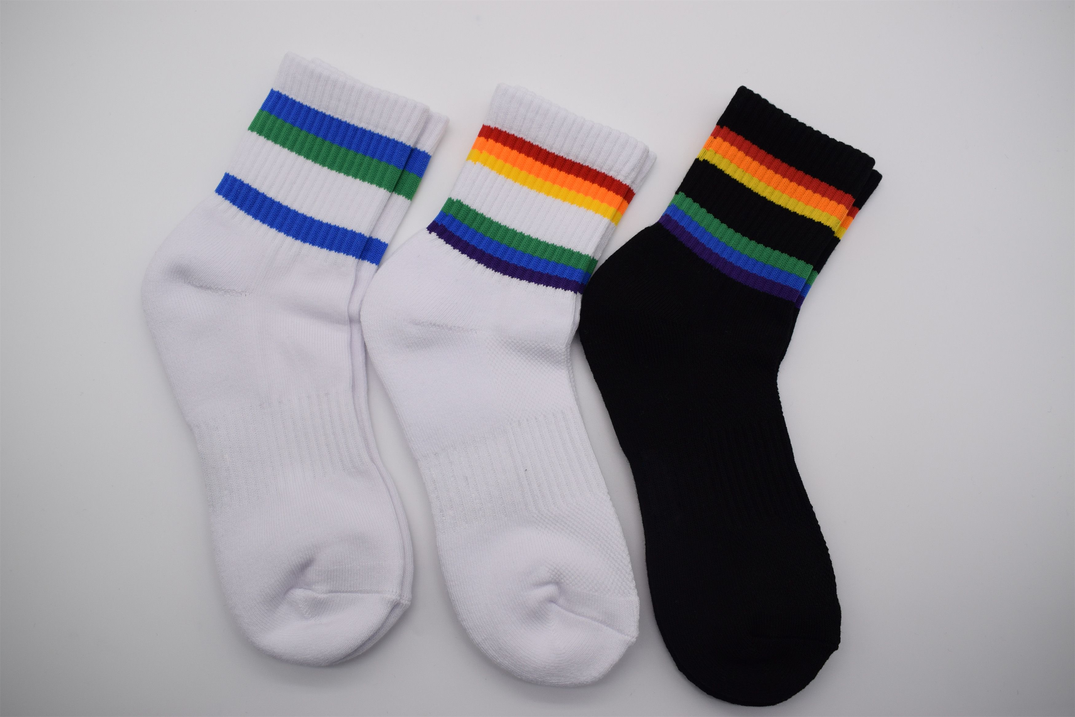 Men's Half Terry Running Sport Socks Factory Crafting Cushioned Breathable Performance Socks